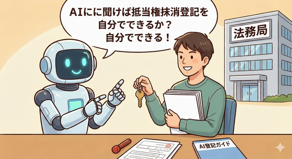 AIに聞けば抵当権抹消登記を自分でできるか